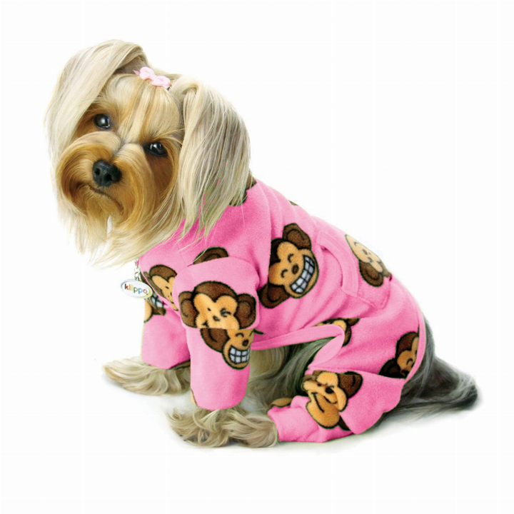 Silly Monkey Fleece Turtleneck Pajamas