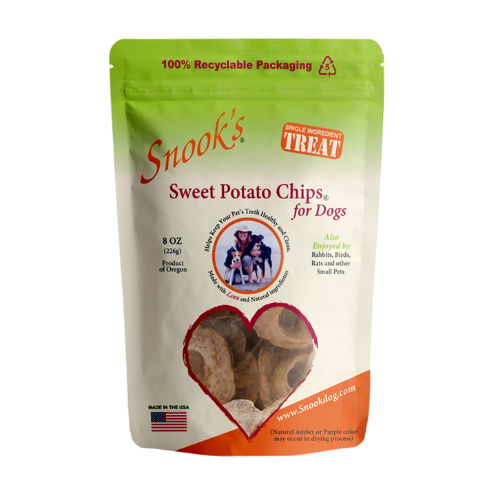 Sweet Potato Dog Chips - Soup bone shaped